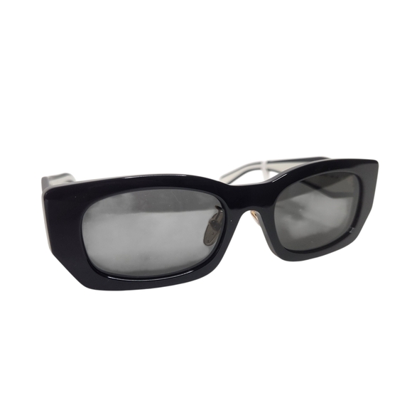 PRADA Black White Sunglasses 53mm - Picture 2 of 8